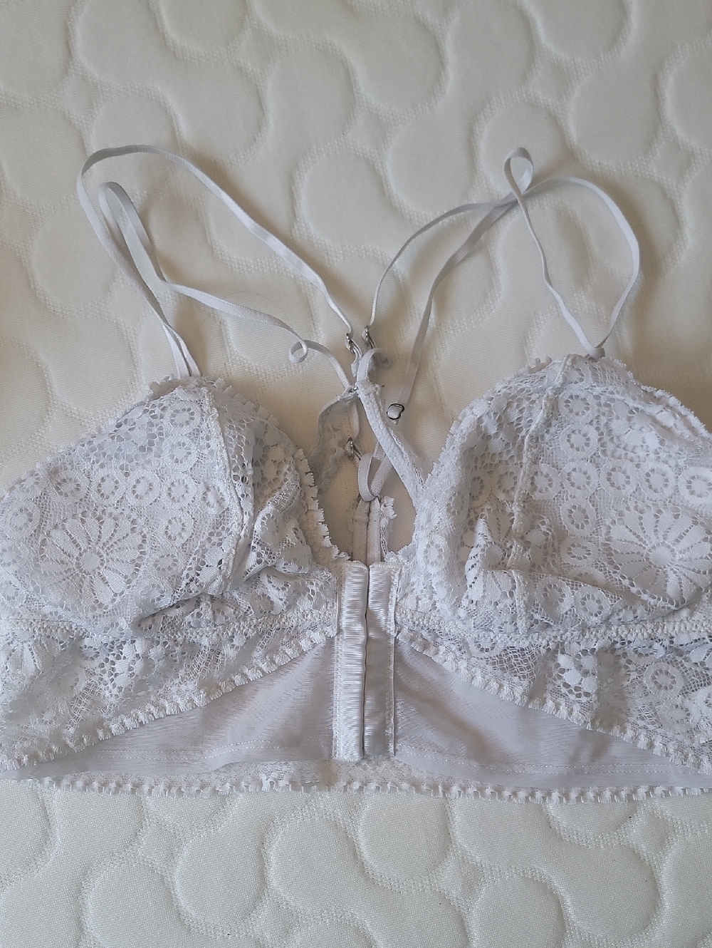 Lace Bralette in White - Women's Intimates